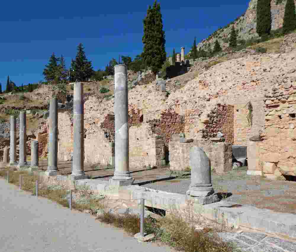 Εικόνα Ρωμαϊκή Αγορά Δελφών